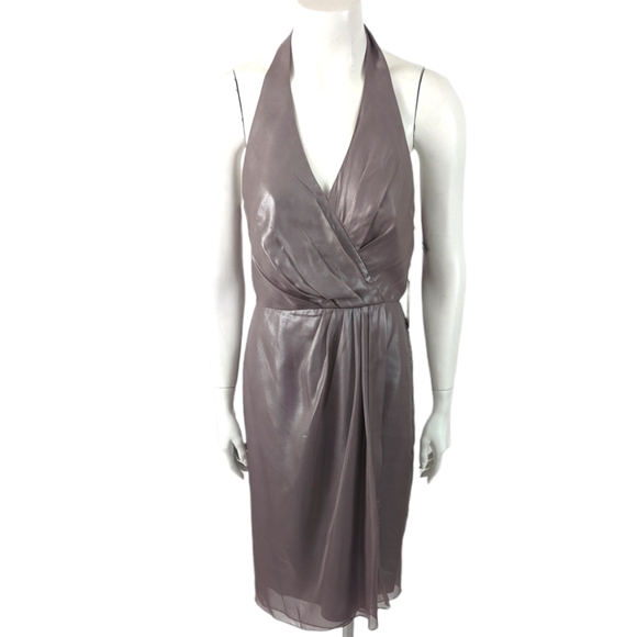 Vera Wang Dresses & Skirts - Vera Wang Dress Halter Dress NEW Womens 8 Lilac Special Occasion Cocktail Party